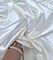 Cream Stretch Charmeuse Satin Fabric by the Yard, 58" Wide Silky Lightweight Satin for Bridesmaid Dresses, Gowns, Lingerie